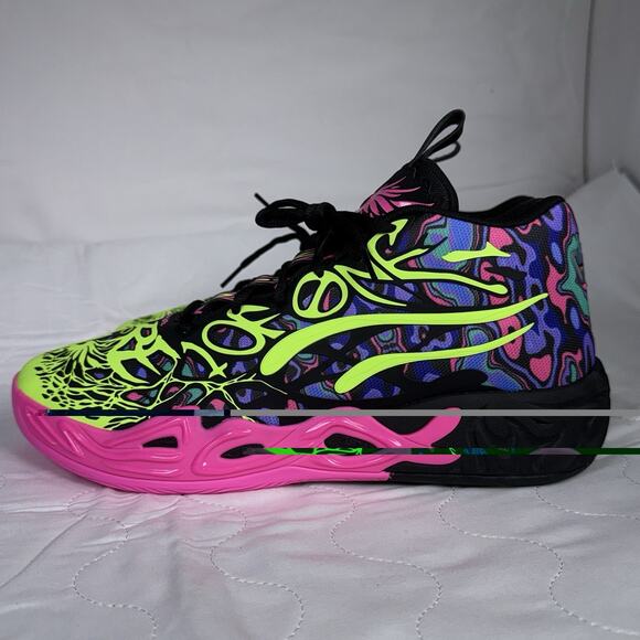 PUMA MB.04 Heem Multicolor Mesh Basketball Sneakers 310837-01 0724 Size 10.5 main image 9